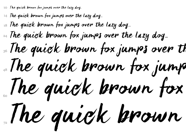 DK Summer Romance font waterfall